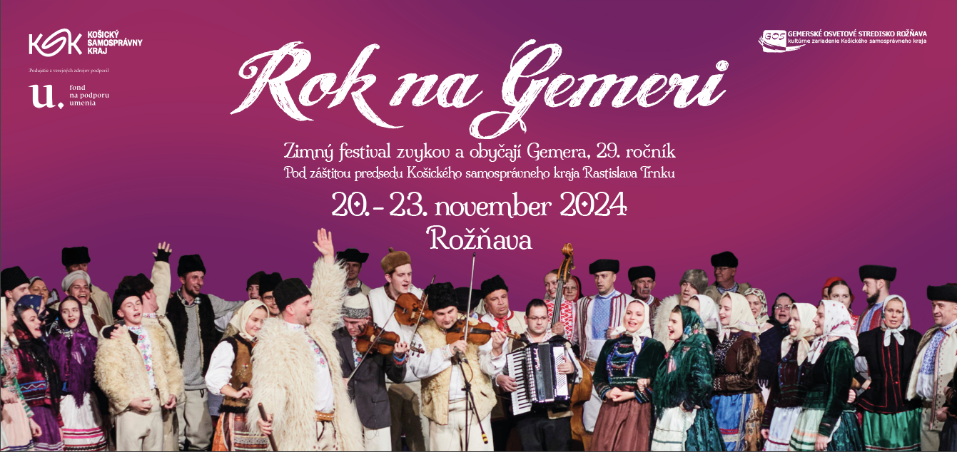 Rok na Gemeri 2024 Rožňava – 29. ročník zimného festivalu zvykov a obyčají Gemera